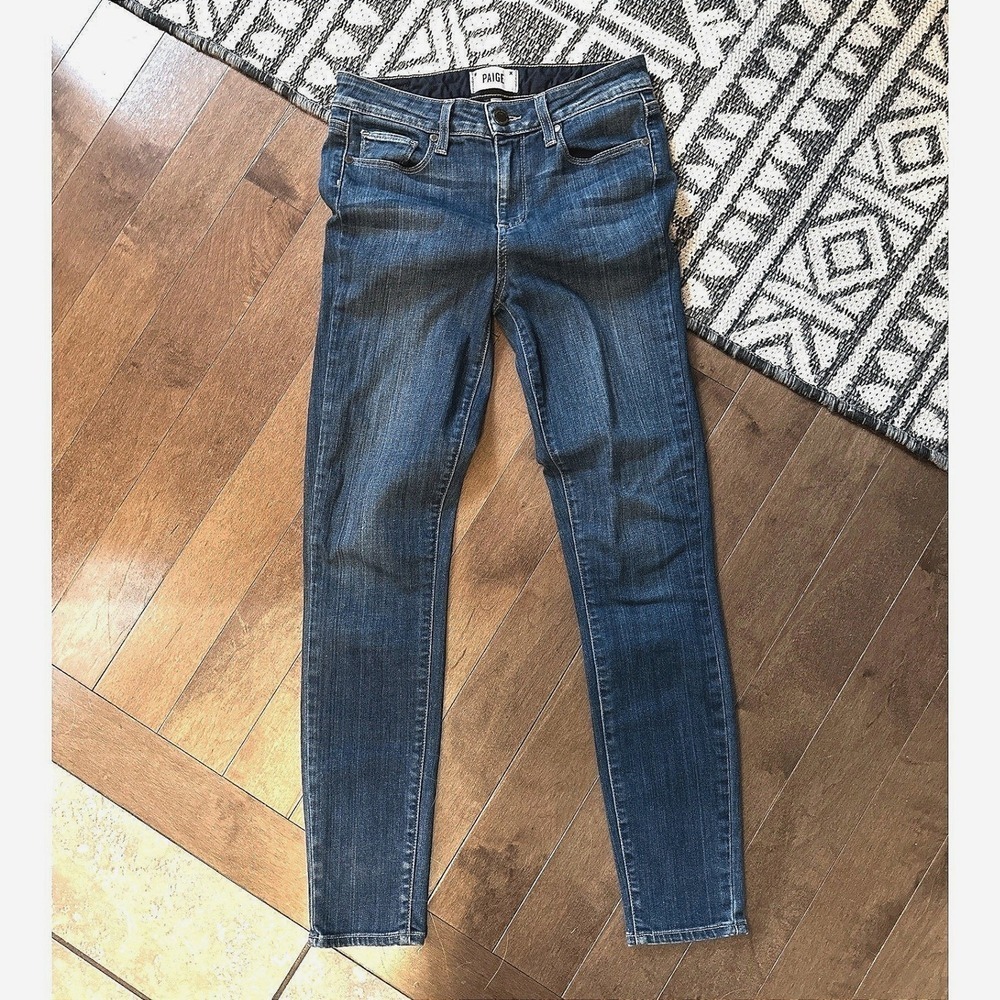 PAIGE Hoxton Ankle Skinny Jeans | Orson Dark Wash | Size‎ 26 | Made in USA